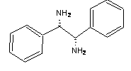 structue of (1S,2S)-1,2-Diphenyl-1,2-ethanediamine CaS NO.: 29841-69-8