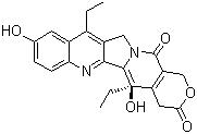 structue of 7-Ethyl-10-hydroxycamptothecin sn38 CAS NO.:86639-52-3.